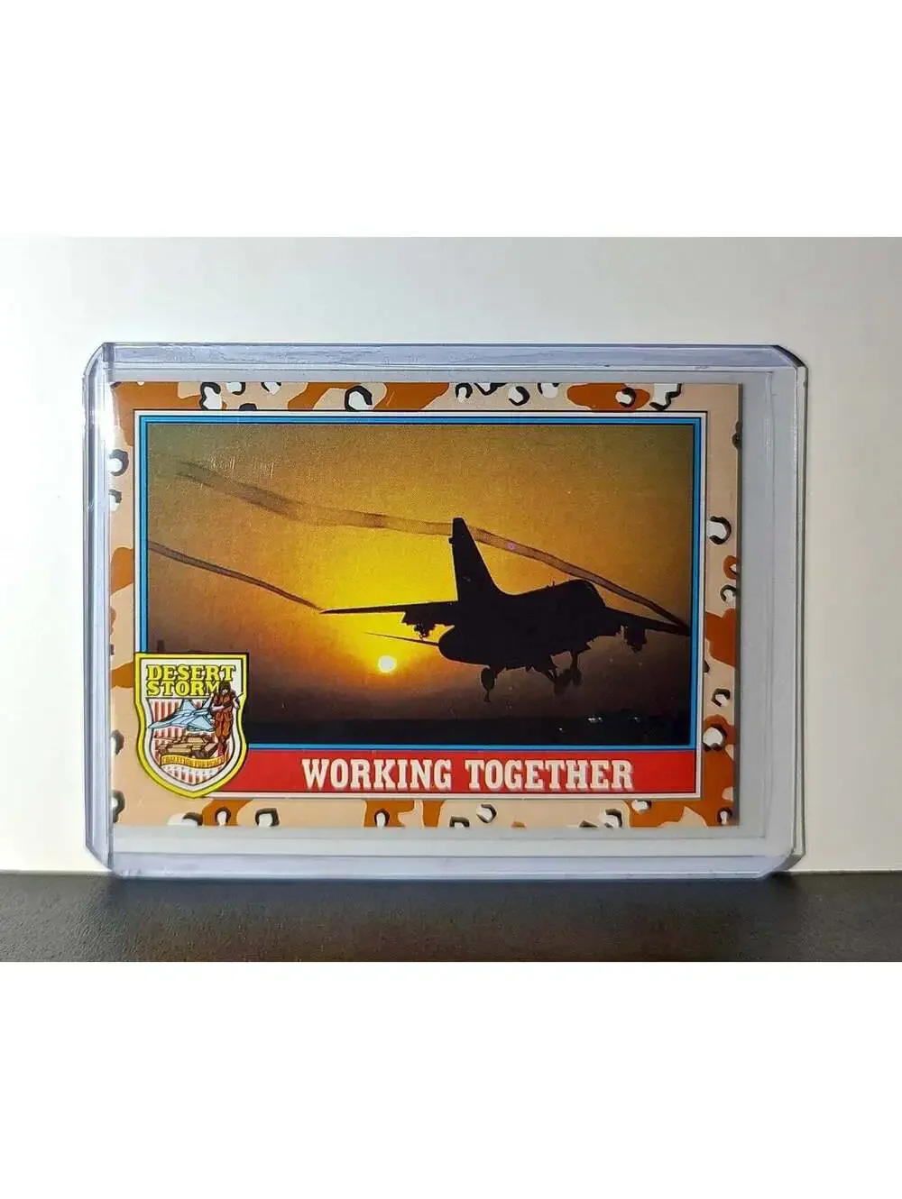 Working Together 1991 Topps Desert Storm #147 Card